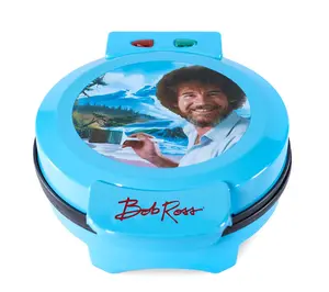 Uncanny Brands Bob Ross Waffle Maker
