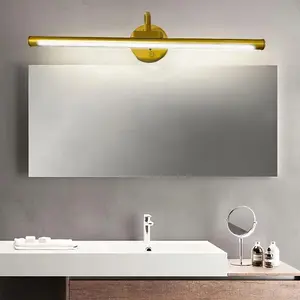 LED Wall-Mounted Mirror Light with Remote Control, Adjustable Color Temperature Atmosphere Lighting Art Frame Lighting for Gallery and Corridor