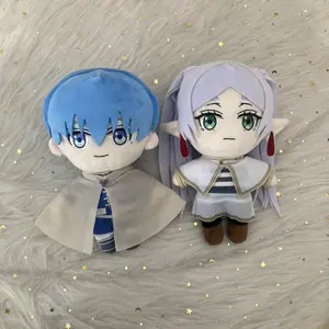 20cm Frieren Himmel Frieren At The Funeral Plush Toys Elf Anime Peripheral Plush Kawaii Figures Cotton Stuffed Doll Gift Toys