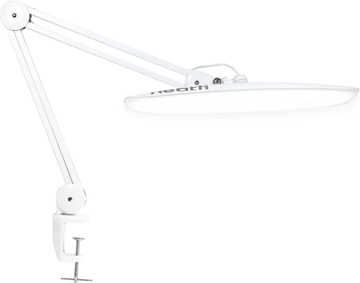 Neatfi Pro Series LED Desk Lamp – True Color Accuracy (CRI 95) | 2,200 Lumens, 24W | 20-Inch Wide Shade | Dimmable Adjustable Arm with Clamp | Professional Desk Light for Artists, Crafters, Home & Office