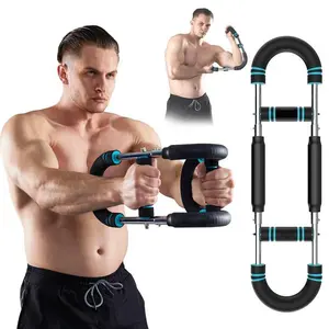 Arm Trainer Chest workout Strengthen Chest and Arm Muscles Men's Fitness Trainer Detachable Portable Spring Resistance Home Fitness Equipment Outdoorfun,Gym Accessories, Father's Day Gift