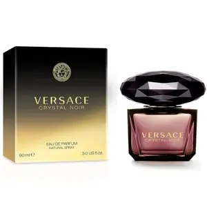 VERSACE Crystal Noir EDP & EDT Spray for Women 3 oz / 90 ml Woody Floral Oriental Perfume VERSACE Crystal Noir EDP & EDT Spray for Women 3 oz / 90 ml Woody Floral Oriental Perfume