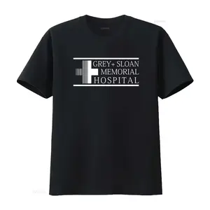 Grey Sloan Memorial Hospital T Shirt Grey's Anatomy TV Doctors Design Funny Stylish for Fans vintage Washed Unisex fashion AAO
