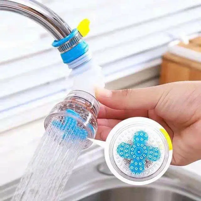 360° Rotating High-Pressure Kitchen Faucet Filter – Extendable Sink Nozzle, Splash-Proof & Water-Saving