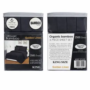 6PC ORGANIC BAMBOO ULTRA PLUSH