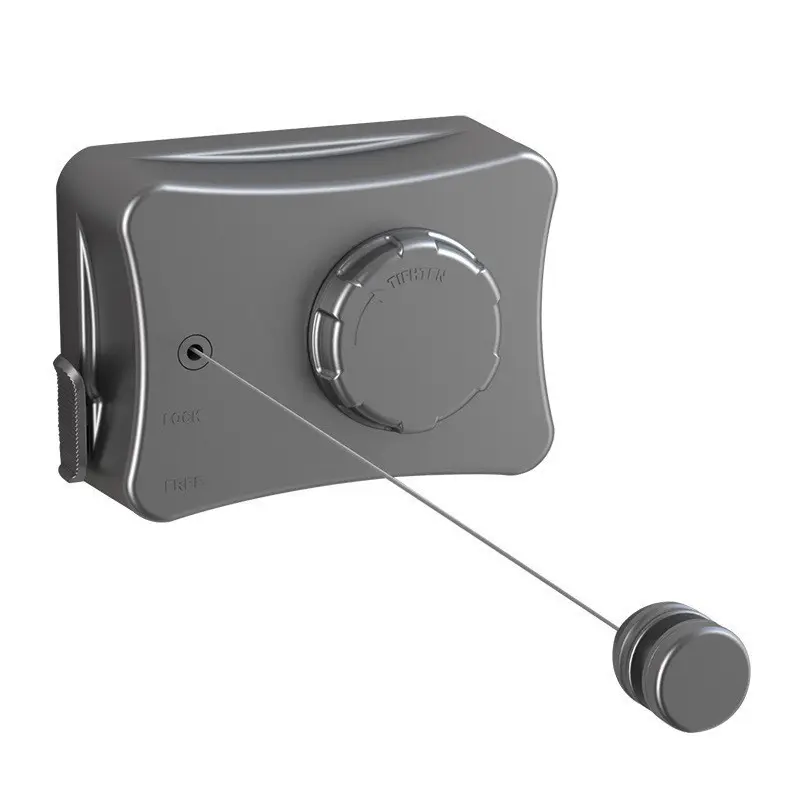 Retractable Clothesline, Wall Mounted Clotheslines, Wall Mounted Indoor Outdoor Laundry Line, Durable Space-Saving Design, Easy Installation, Laundry Products, Home Goods