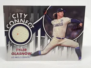 2026 Topps Series 2 Tyler Glasnow City Connect Swatch Collection LA Dodgers