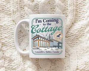 I'm Coming to the Cottage Mug, Heated Rivalry Inspired Connor Ilya Gift, Hollander Rozanov Merch, Hockey Team Coffee Mugs