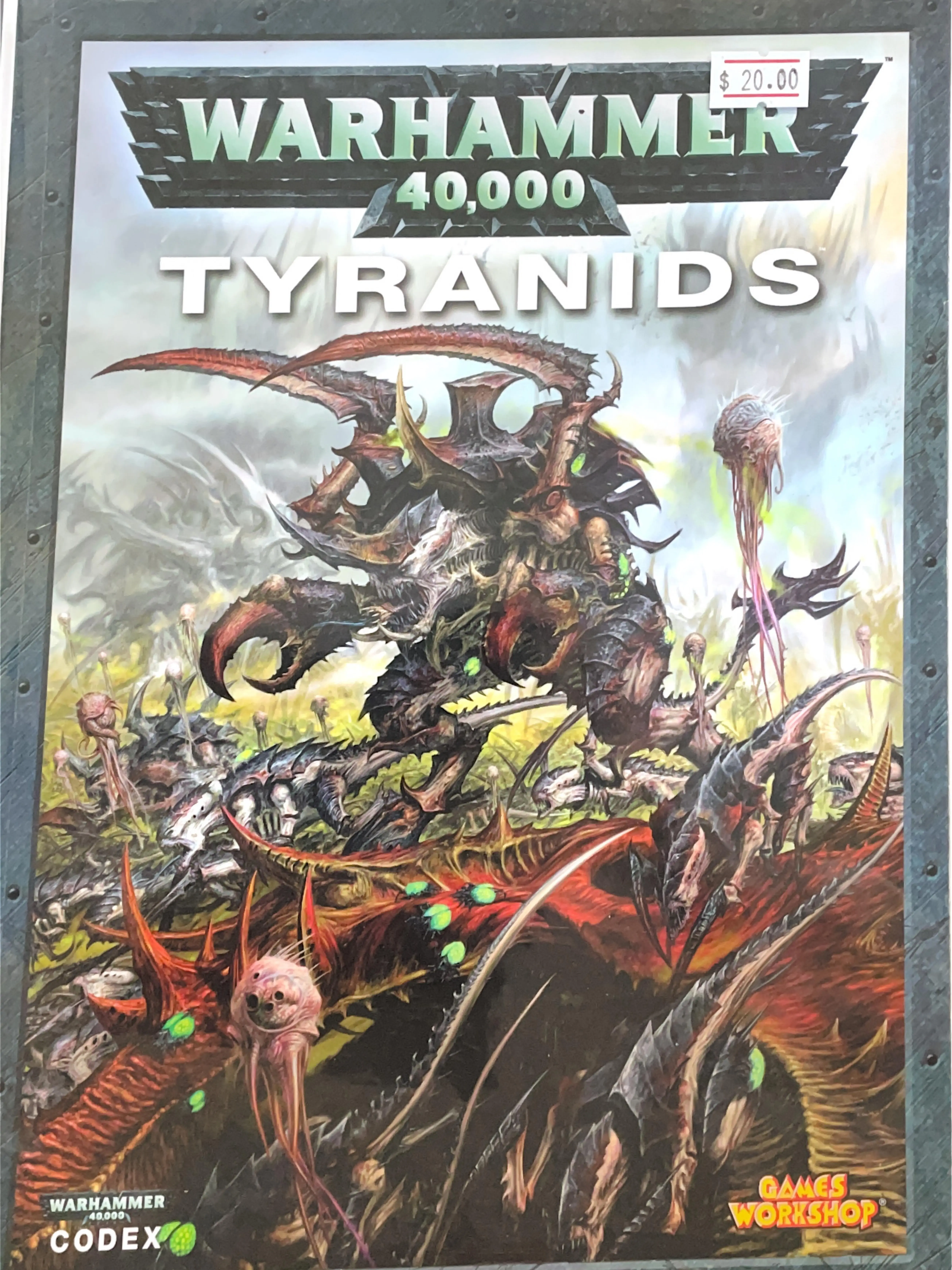 Warhammer 40,000 Tyranids Codex - Games Workshop English Edition Hobby Reference Book, Featuring Extensive Background Information and Legendary Tyranid Creatures