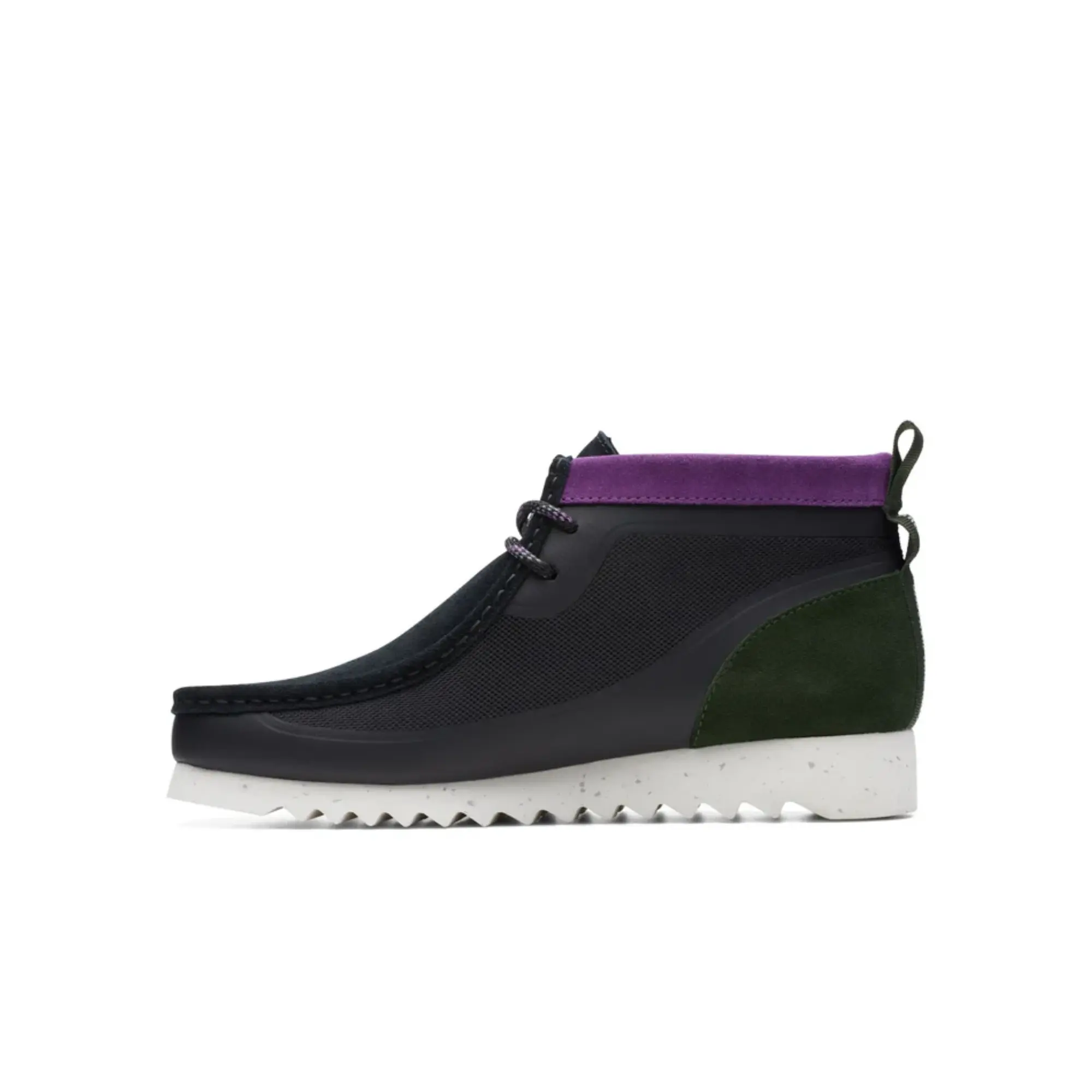 Clarks Men's Wallabee 2 FTRE Suede & Nylon Outdoor Walking Boot - Cushioned Footbed, High-Traction Outsole, All-Weather Grip, Casual Footwear