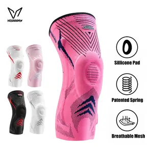 Professional Sports Knee Brace, Anti-Collision Non-Slip Support, Comfortable Soft Inner Layer, Silicone Protection Pad, Breathable Mesh Design, Knee Sleeve