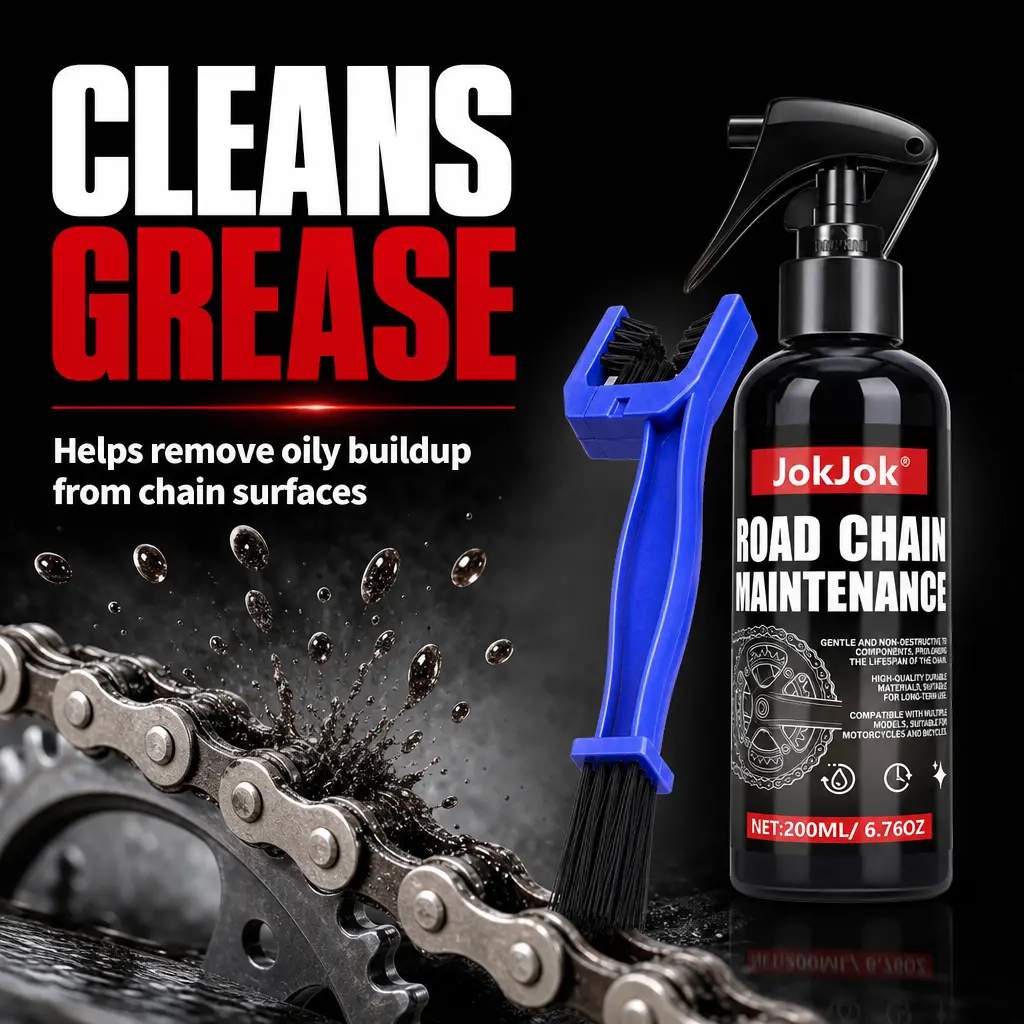 JOKJOK Motorcycle & Dirt Bike Chain Cleaning Kit—Complete Chain Maintenance System for Off-Road Motorcycles and Dirt Bikes campingessentials motoparts