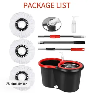 Spin Mop Bucket and Wringer Set