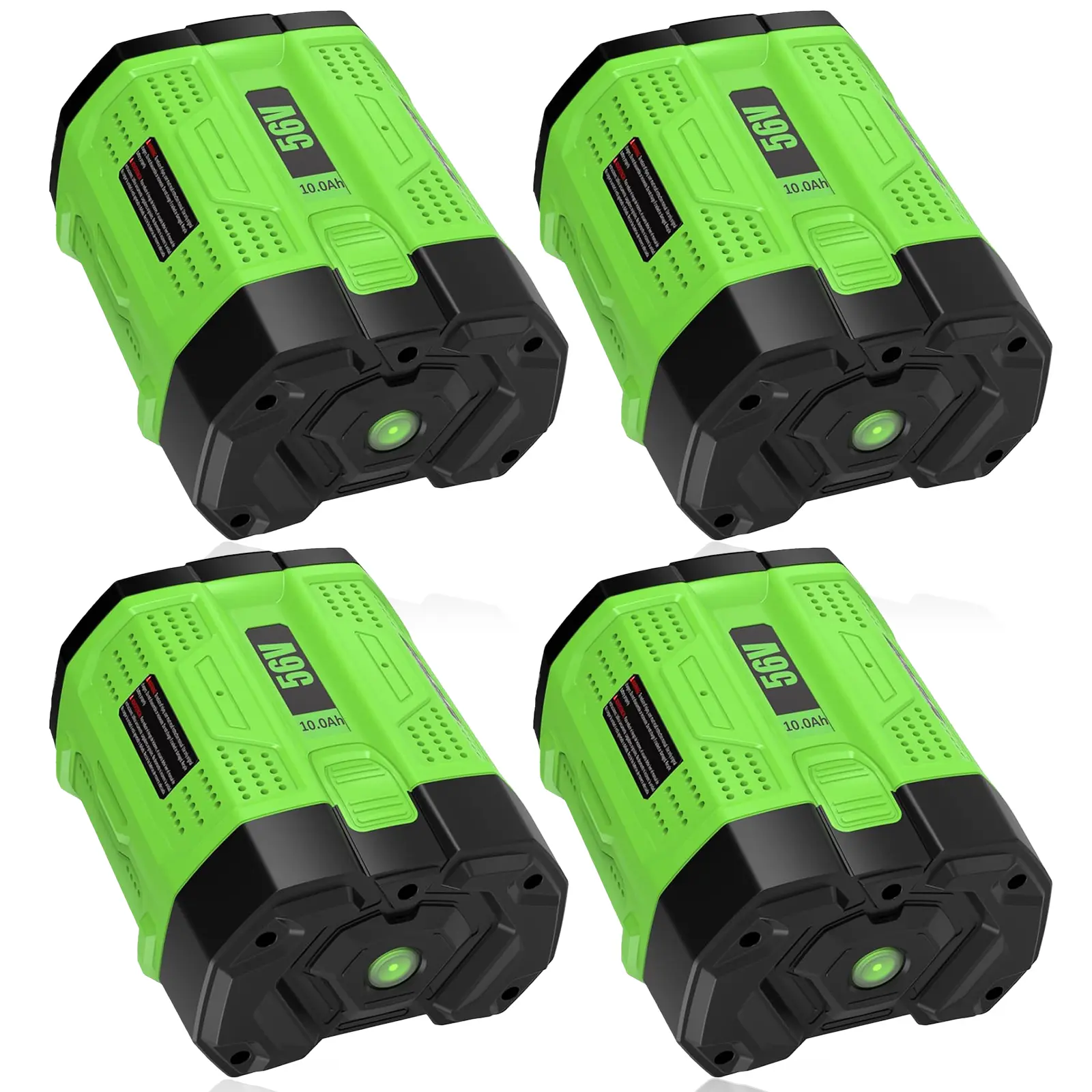 4 PACK 10000mAh 56 Volt Lithium ion Battery Replacement for EGO Battery Compatible with EGO 56 V Battery BA1400T BA1400 Power Tool