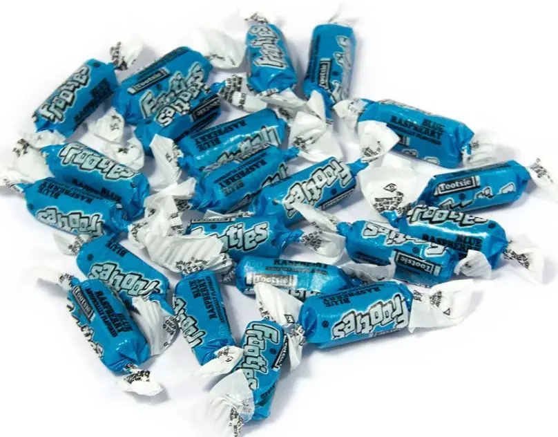 Tootsie Frooties Blue Raspberry Snack, Chewy Candy Treat