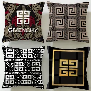 luxury brand Givenchy Cushion Cover INS Style Decor Pillow Exquisite Print Short Plush Living Room Bedroom Sofa Decor Elevate Home Texture Soft Comfortable Skin-Friendly Washable No Pilling Durable