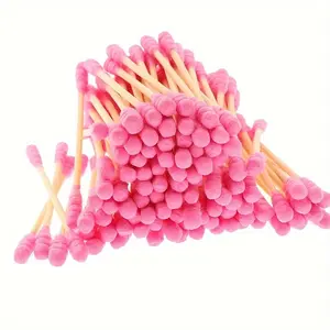 Double-ended Cotton Swab, 200/500pcs/set Makeup Remover Cotton Swab, Ear Cleaning Cotton Swab, Makeup Tool for Women & Girls