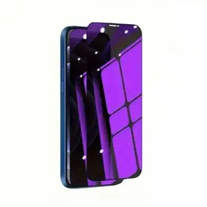 Tempered Glass Phone Screen Protector, 2 Counts Anti-blue Light Phone Screen Protective Film, Phone Accessories Compatible with iPhone 11 12 13 14 15 16 Series Smartphone