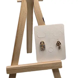 Lock and Key Stud Earrings - Elegant Design with Secure Lock and Key Elements for Stylish Accessory