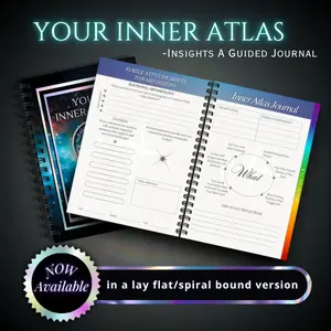 Your Inner Atlas - Insights: Spiral-Bound Workbook-Style Guided Journal for Self-Help, Personal Growth (Psychology & Relationships Book)