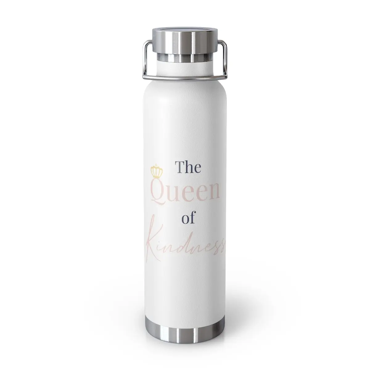 Queen of Kindness -  Copper Vacuum Insulated Bottle, 22oz