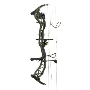 Bear Adapt RTH Bow with Sight Rest Stabilizer & Quiver from Trophy Ridge 32" Axle-to-Axle Ergonomic Grip for Spot and Stalk Hunting