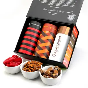 The Best of G.O.A.T. Collection | G.O.A.T. Gift Box | 3 Premium Snacks in 1 | Red Licorice, Butter Caramels & Cinnamon Pretzels | Perfect Variety Candy Treat