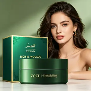 ZOZU Avocado Moisturizing Eye Mask, Natural Fruit Essence Eye Patch for Gentle Eye Skin Hydrating & Daily Care