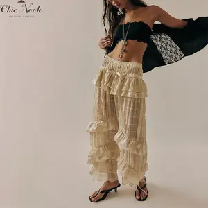 Women Ruffle Lace Pantaloons Renaissance Victorian Bloomers Kawaii Pumpkin Fashion Pants（gift）