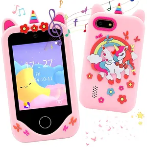 Kids' Toy Phone with 2.8" HD Touch Screen & Dual Cameras, 32GB Memory Card Compatible, Audio Player & Life Recording, Multiple Educational Games, Perfect for Family Gatherings & Outdoor Play, Sweet Gift for 3-12 Year Olds