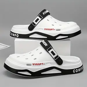 [Fashion Clogs] Soft Breathable Unisex Clogs |   Fashionable Spring And Summer Casual Footwear for Outdoor Activities, Featuring "FASHION" Graphics, EVA Material, Suitable for Everyday Wear