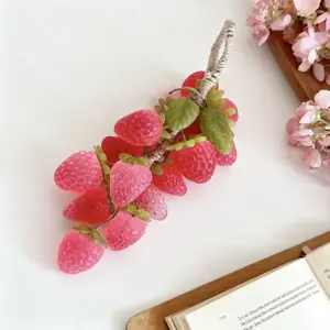 Crystal Soap DIY Strawberry Homemade Mold Handmade Soap Resin Car Silicone Mold