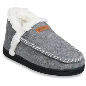GaaHuu Women's Faux-Wool Ankle Moccasin Slipper