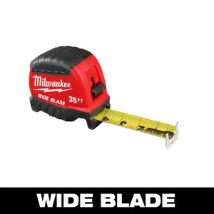 Milwaukee 35 ft. Wide Blade Tape Measure With 18 ft. Reach