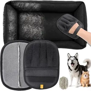 Magic Pet Grooming Brush, Upgraded Five-Finger Static Hair Remover Glove, Cat Dog Sofa Furniture Clothing Fur Removal Tool, Deshedding Tool