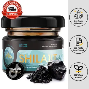 SoundHealth Pure Himalayan Shilajit Resin | Lab-tested for Purity | Ayurvedic Energy Supplement | 30g, 81 Servings | For Man and Woman seamoss