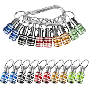 10 count 1/4 Inch Hex Shank  Bits Holder Extension Bar  Screw Adapter Drill Fast Change Portable Hand-held Bit Holder for Electric Screwdrivers and Drill Bit (5 Colors)
