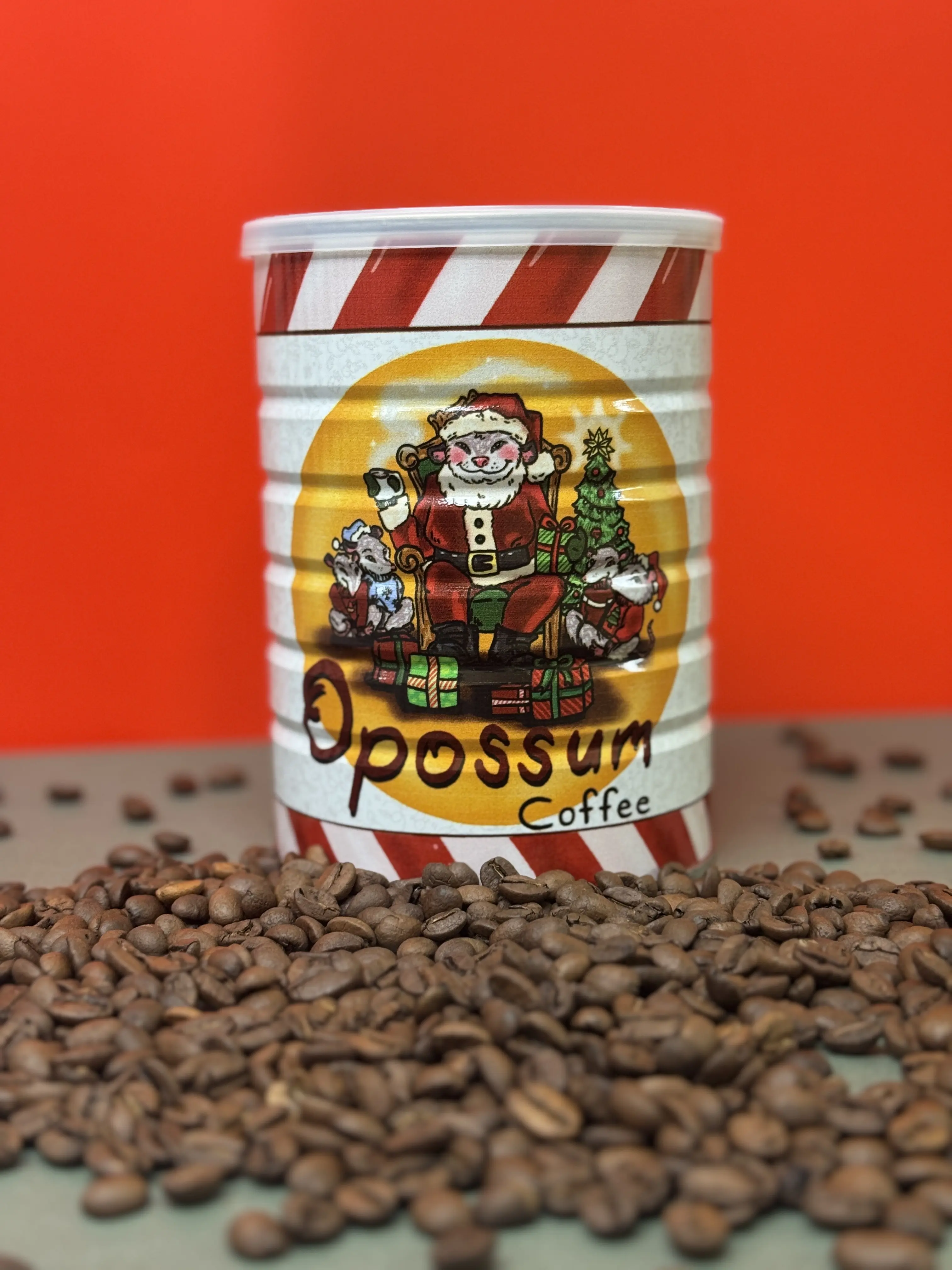 Collector's Christmas Coffee Can