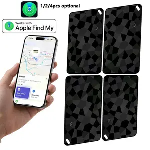 Air Tag Tracker Wireless Charging  – 1/2/4 Pack Smart Tag | Compatible with Apple Find My (iOS Only) | GPS Key Finder for Wallets, Children, Suitcases, Cars | Rechargeable Item Locator for Valuables