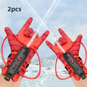 Spider Web Water Gun Toy Set, 2 Counts/set Outdoor Entertainment Water Gun Toy, Ideal Gift for Outdoor Entertainment