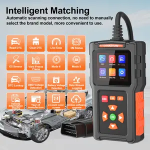 Professional OBD2 Scan Diagnostic Tool | Enhanced Engine Fault Code Reader And Reset, Mode 6/8 Advanced OBDII/EOBD Car Diagnosis Scan Tool, Battery Tester, I/M Preparation State, Error Code Eraser | Suitable for All OBD II Protocol Cars Since 1996