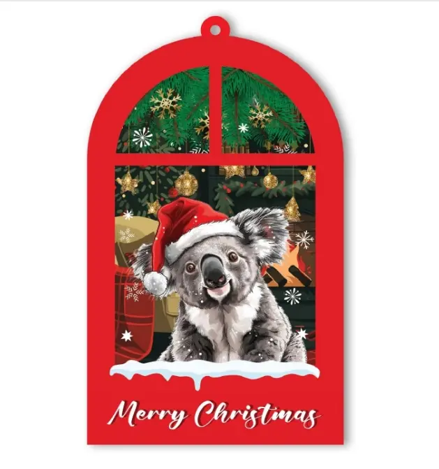 Koala Christmas Ornament, for Koala Lovers, Ornament for Christmas Tree Hanging Decor, Koala Holiday