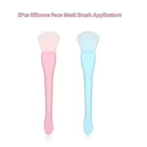 2PCS Silicone Face Mask Brush Applicators – Soft Facial Spatula for Applying Mud, Clay & Cream Masks | Skincare Tools for Women & Men