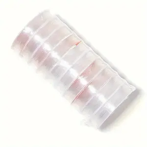 10pcs Transparent Crystal Elastic Thread Handmade Round Cord For Making Bracelet - DIY Beaded Essential Accessories