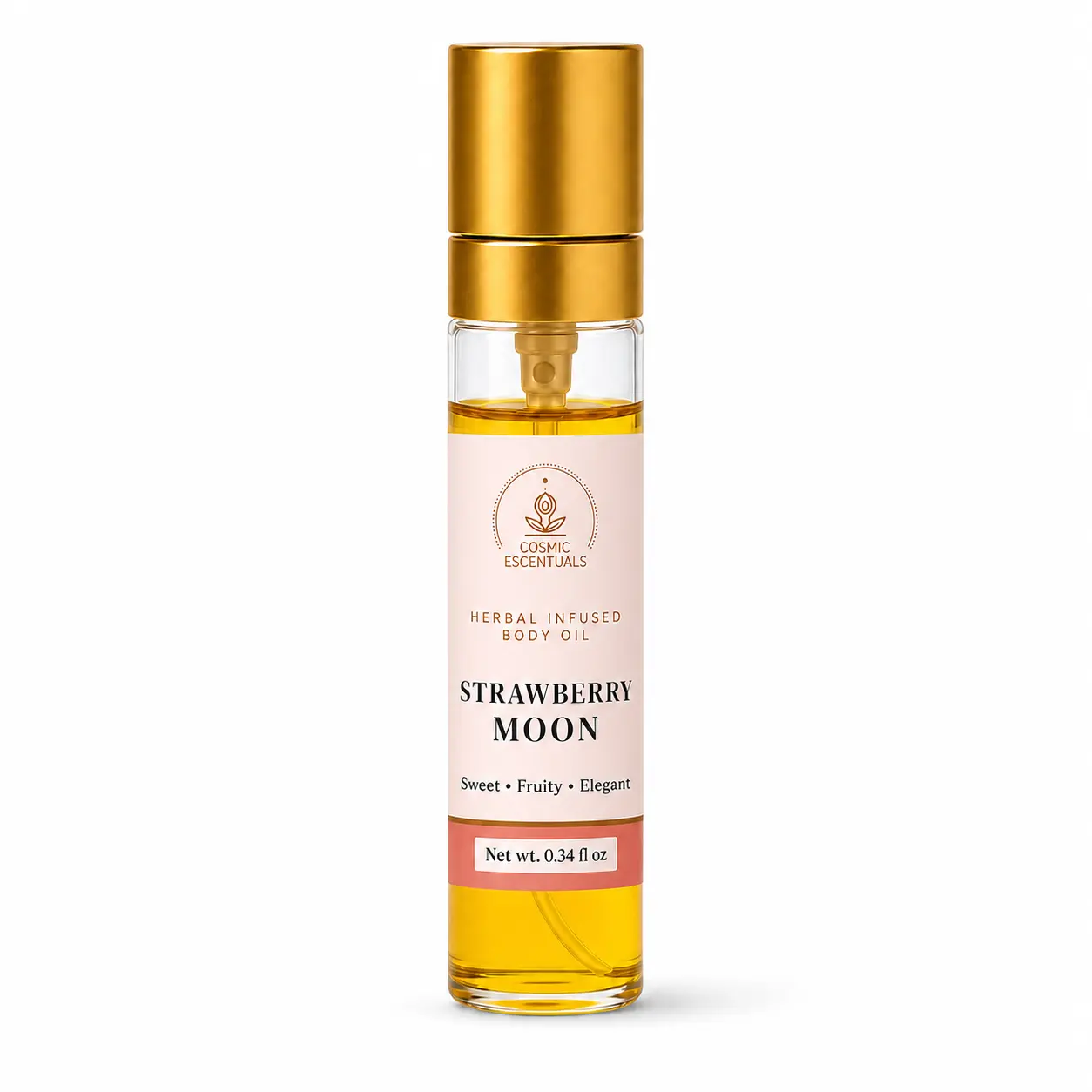 Strawberry Moon Herbal Body Oil Spray