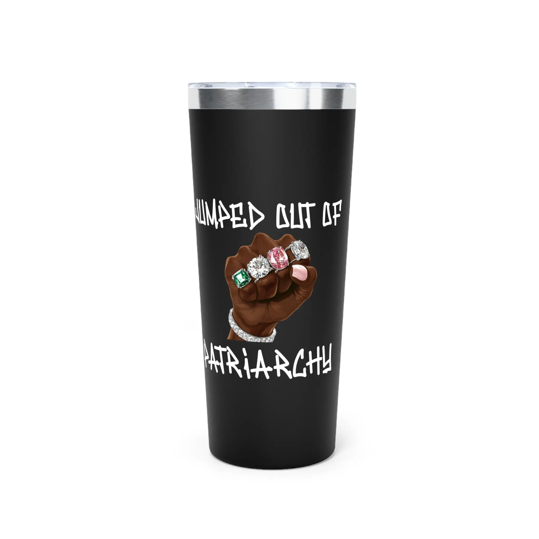 ESPRESSO 22oz Copper Vacuum Insulated Tumbler | Jumped Out of Patriarchy Tumbler