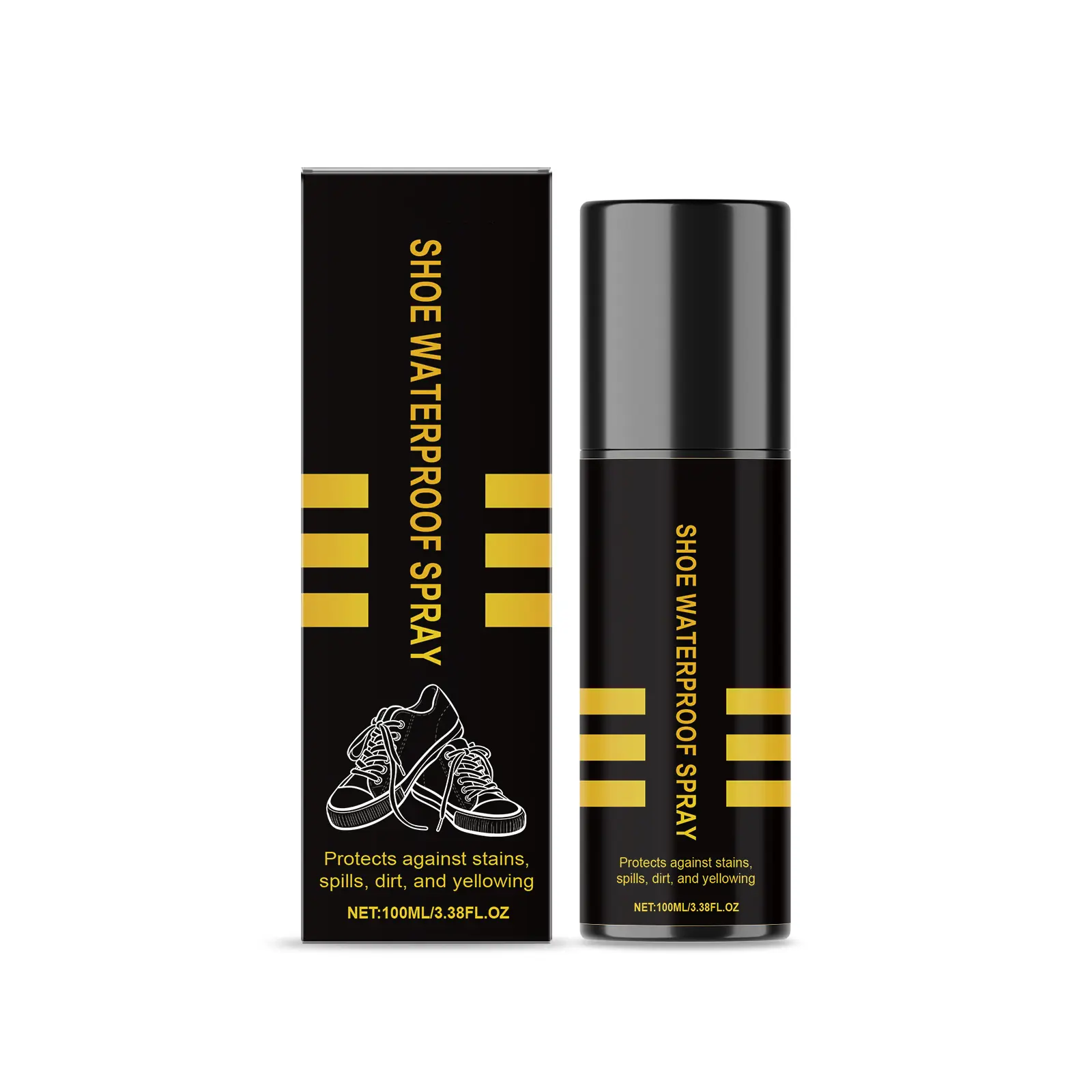 Waterproof Footwear Care Spray with C6 Formula - Anti-Stain, Anti-Yellowing Water Repellent for All Footwear