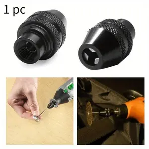 1PCUniversal Multi Quick Change Mini Drill Chuck Small Electric Drill Engraving Machine Chuck For Dremel Accessories