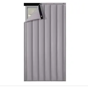 Thermal Insulated Door Curtain,Soundproof Blanket,Thermal Door Cover for Winter,Noise Reduction  Warm.for Living Room Patio, Oxford Fabric (W39.38 * H82.68in/100 * 210cm)