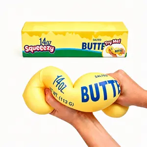 New ultra-soft, slow-rebound butter stick stress-relieving squeeze toy – a stress-relieving toy that mimics real food models, unique and fun.